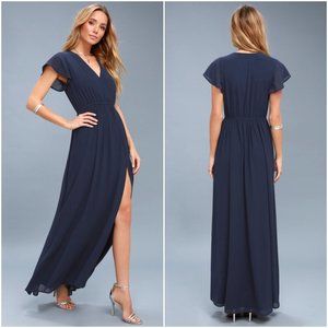 NWT Lulus Lost in the Moment Maxi Dress